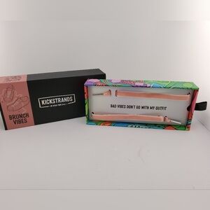 Kickstrands Brunch Vibes Pink Velvet Laces